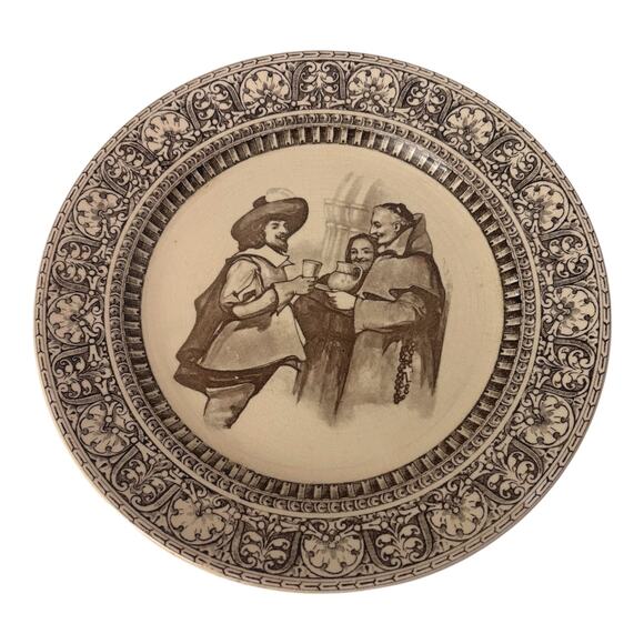 Royal Doulton Other - Vintage Royal Doulton Cavalier Monks Plate D3046 English Transferware 10.5"